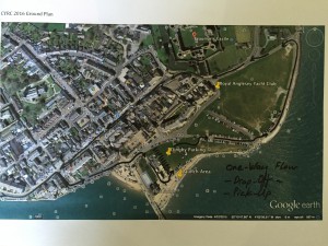 Car and boat parking map